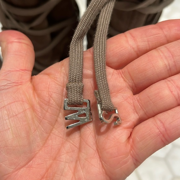 Stuart Weitzman Troll Brown Suede Fur Trim Platform Wedge Aprés Leather Boots - Picture 11 of 17